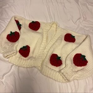 Strawberry Knit Sweater